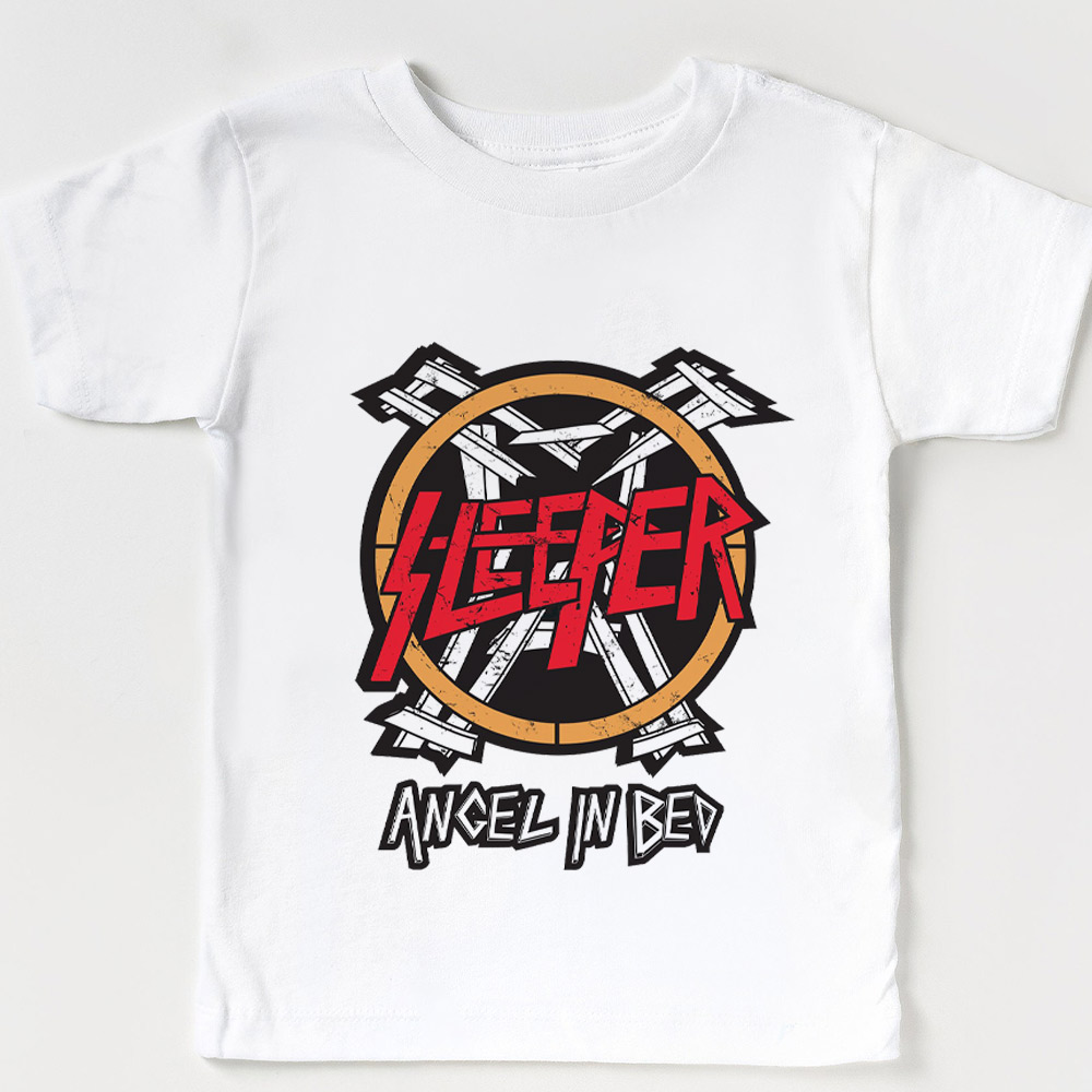 Sleeper Angel In Bed Rock T-shirt