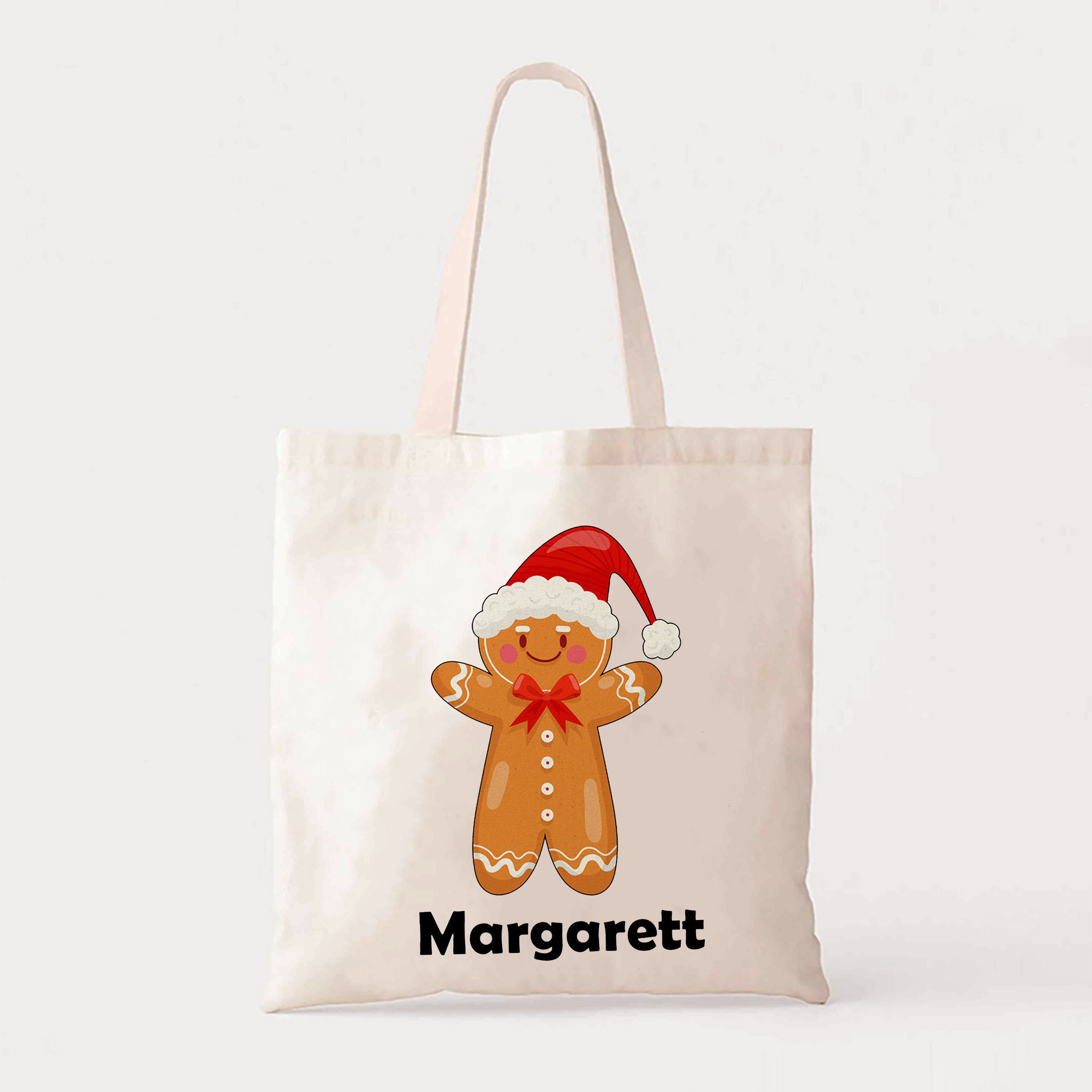 Gingerbread Man Christmas Tote Bag
