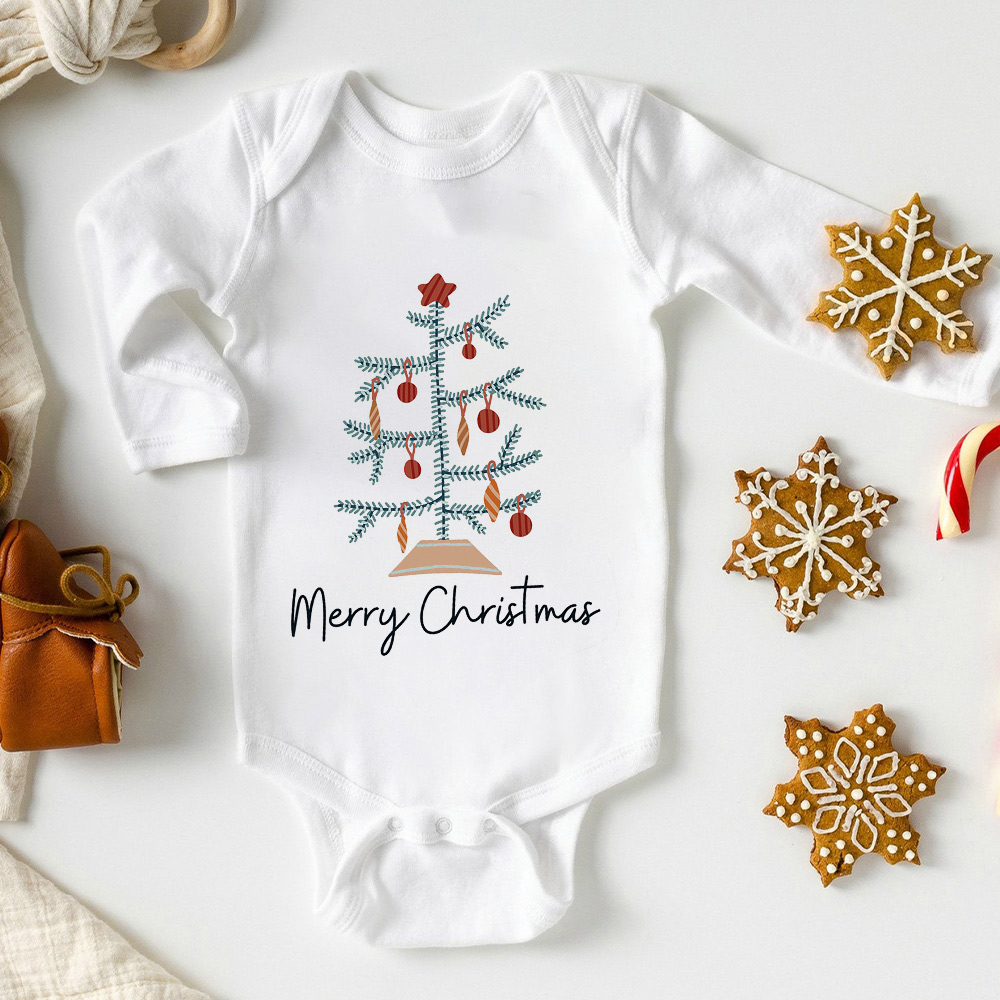 Christmas Tree Baby Bodysuit