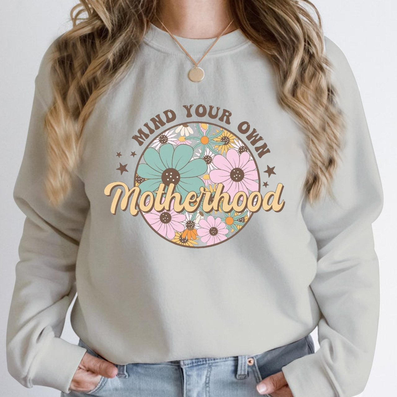 Motherhood Sweatshirt For Mom