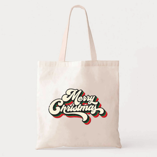Christmas Vintage Color Tote Bag