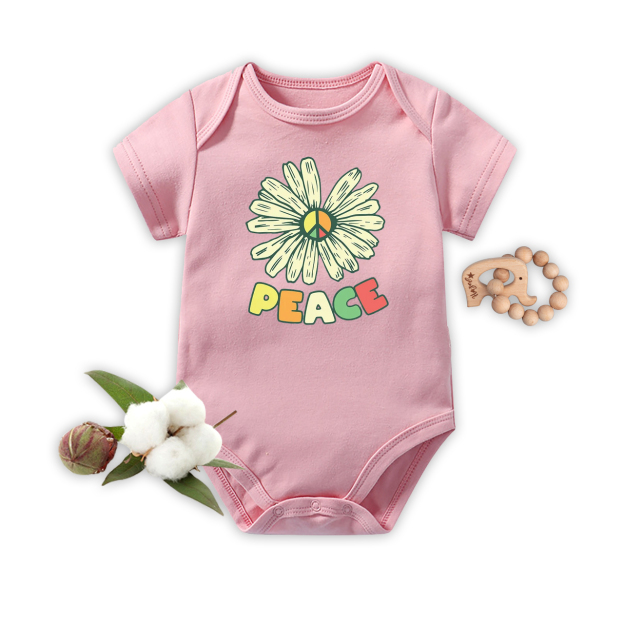 Peace,Baby Bodysuit