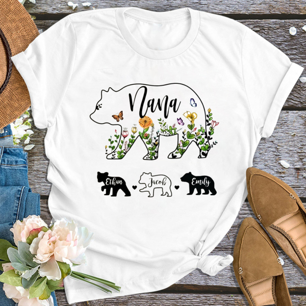 Animal Grandma Shirt Personalized with Name