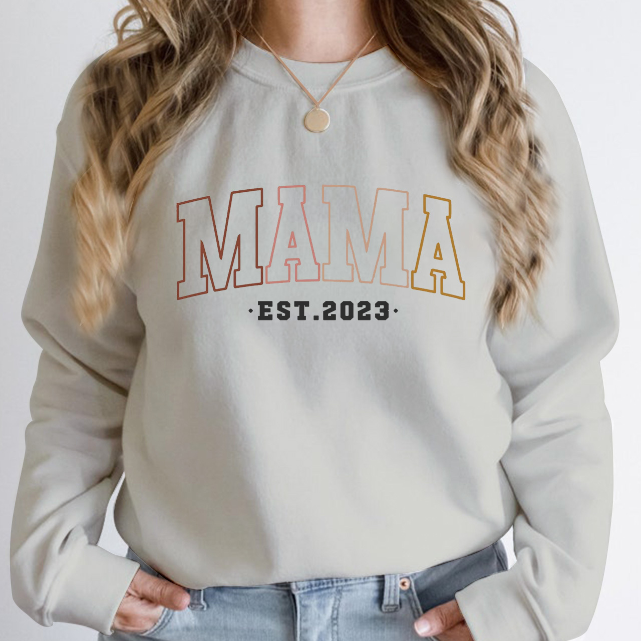 Personalized Mom Life Sweatshirt