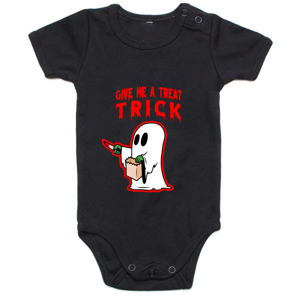 Give Me A Treat Trick Halloween Bodysuits