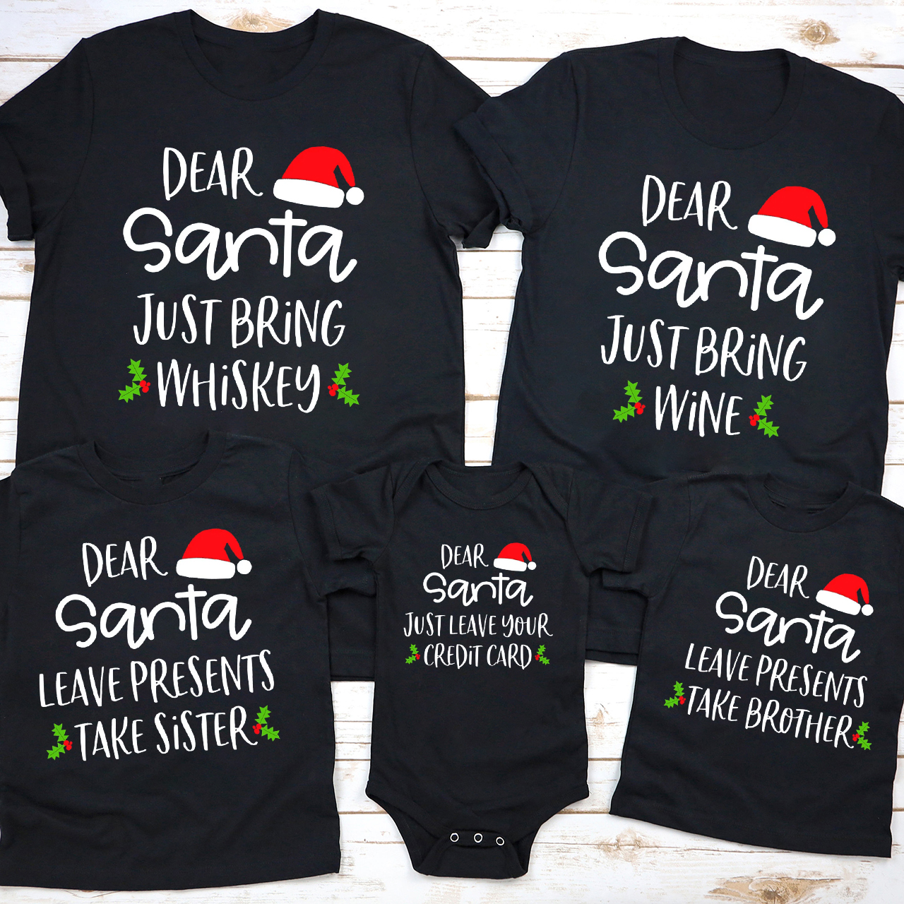 Funny Dear Santa Leave Presents Take Brother T-Shirt Funny Dear Santa Leave Presents Take Brother T-Shirt