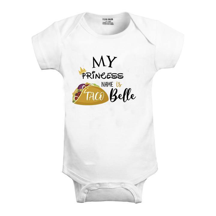 Personalized Baby Bodysuit (My Princess's Name is xx)