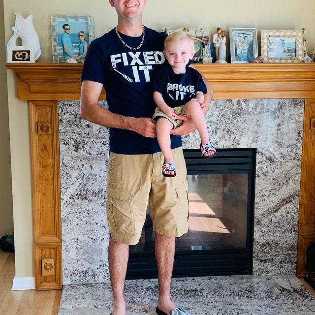 Broke It Fixed It Matching Shirt For Daddy And Me