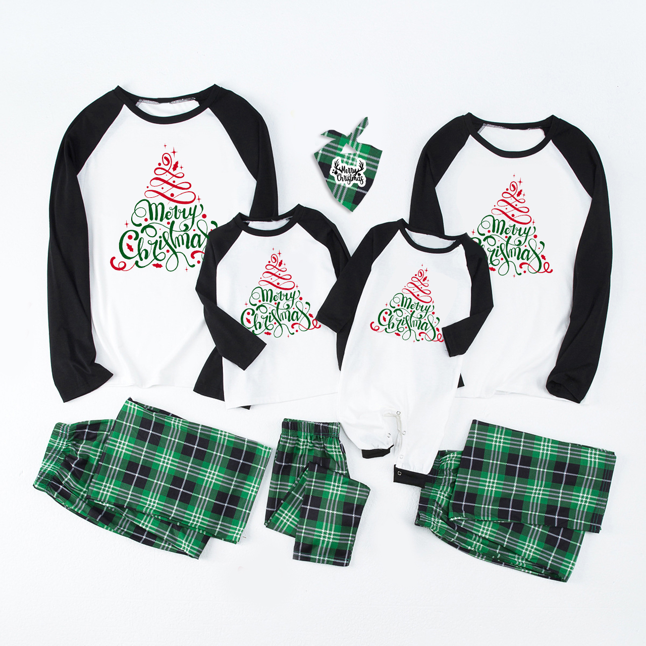 Merry Christmas Tree Family Matching Pajamas