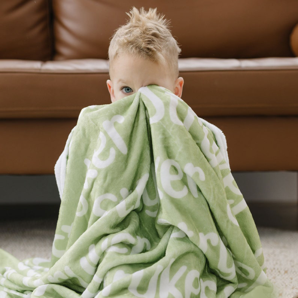 Image of Quirky Personalized Blanket For Family Members