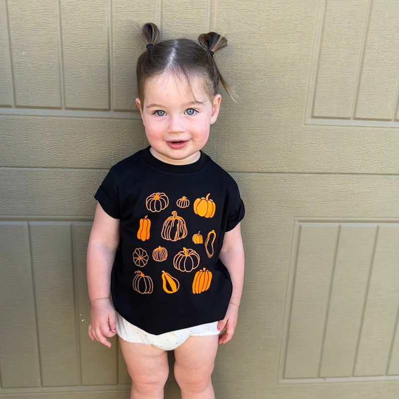 Lots of Pumpkins Toddler And Baby Halloween Shirt
