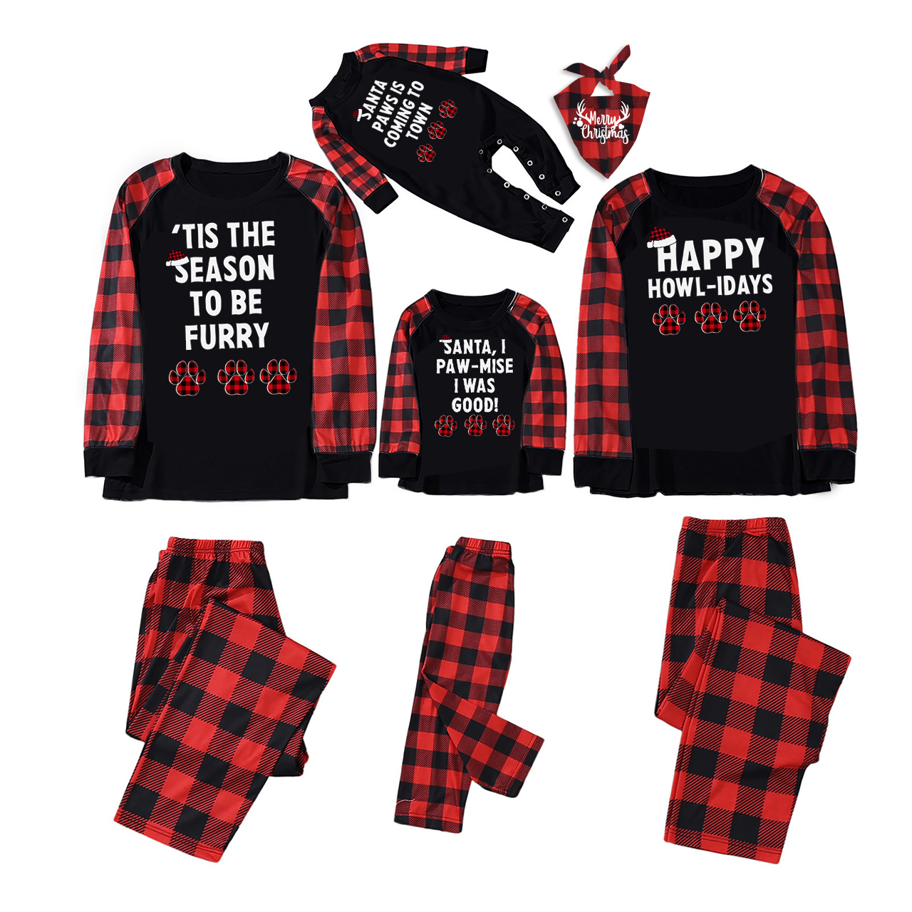 Tis The Season Christmas Family Matching Pajamas