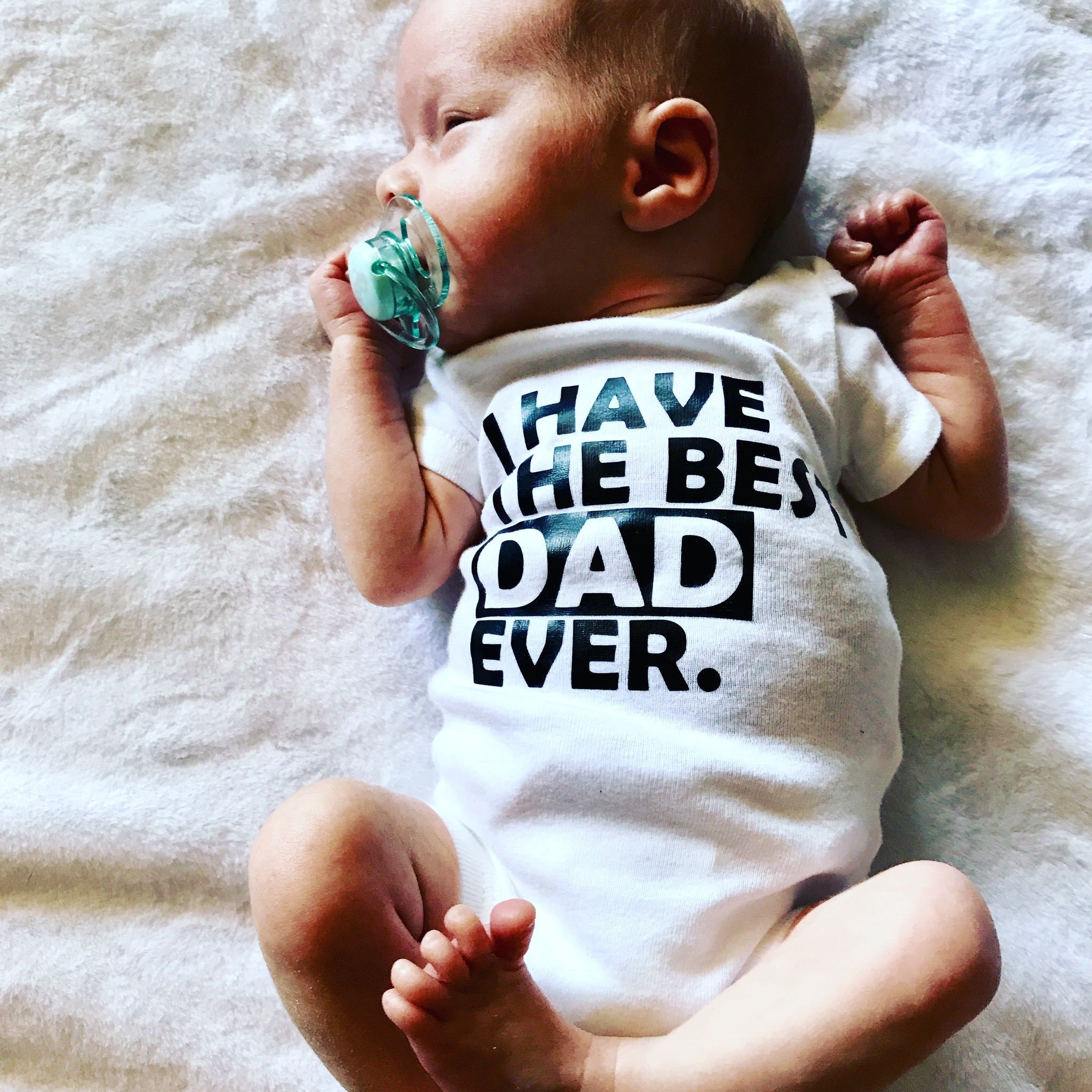 Best Dad Ever First Dad And Me Bodysuit For Baby 