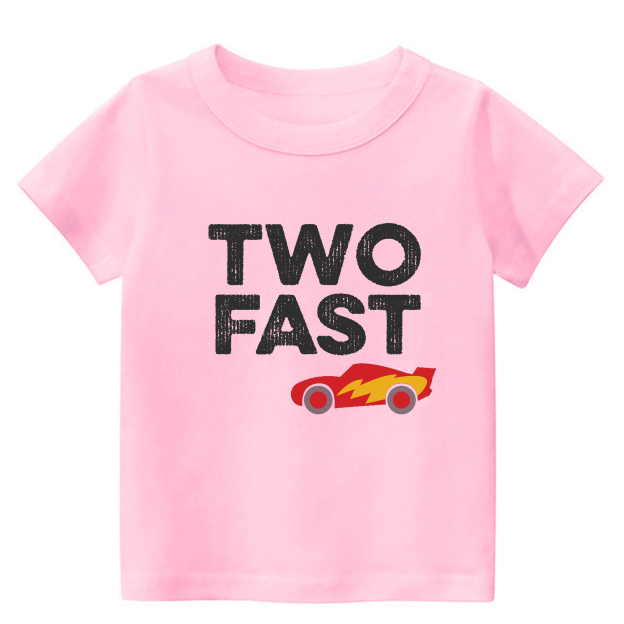 2nd Birthday Two Fast Kids Shirt