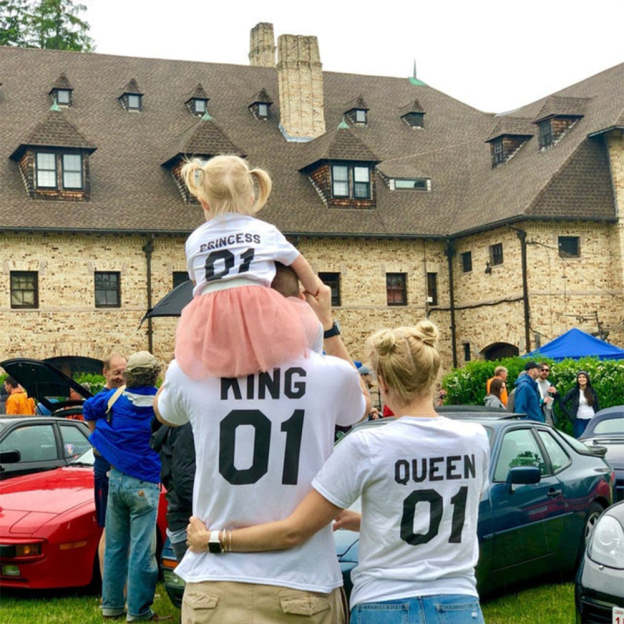 King Queen Prince Princess Family Shirt & Baby Bodysuit