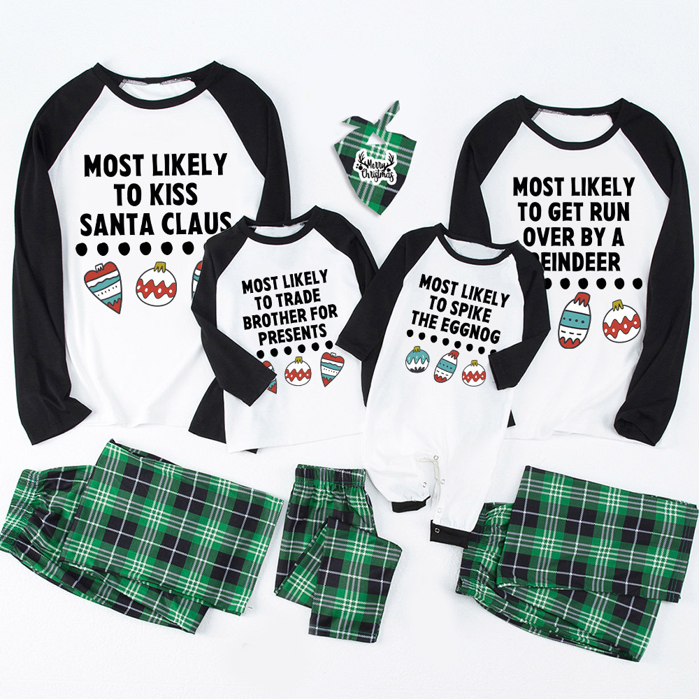 Most Likely Christmas Family Matching Pajamas