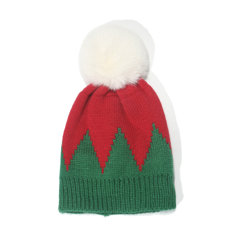 Christmas Red & Green Toddler Hat