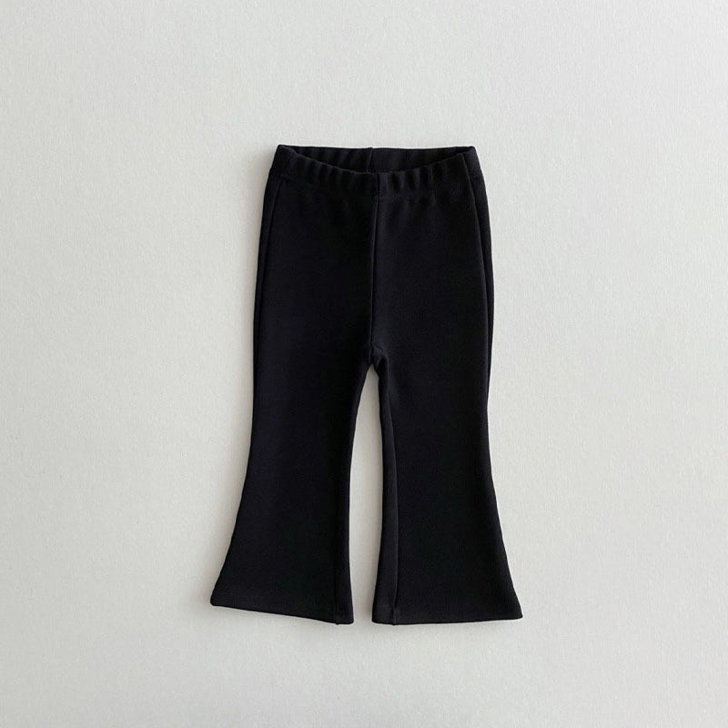 4 Colors Baby Girl Bell Bottom Leggings