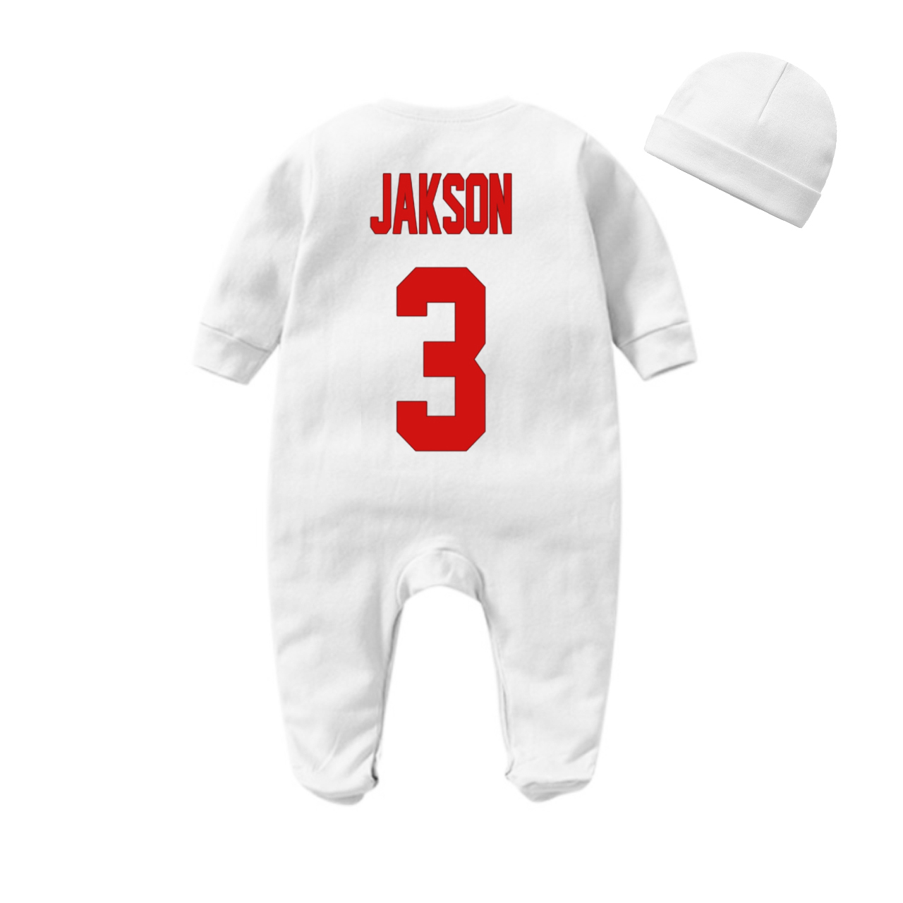 Baseball Personalized Baby Rompers Set
