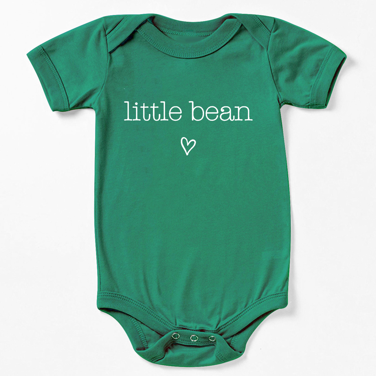 Cute Natural Little Bean Baby Bodysuit