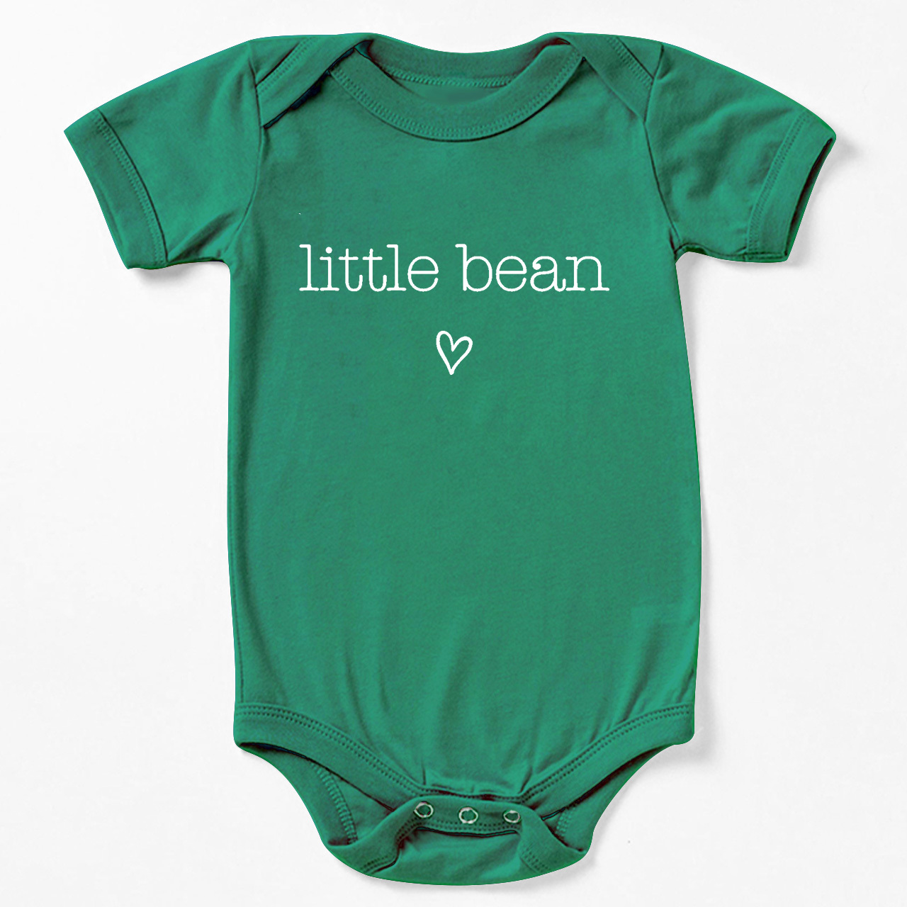 Cute Natural Little Bean Baby Bodysuit