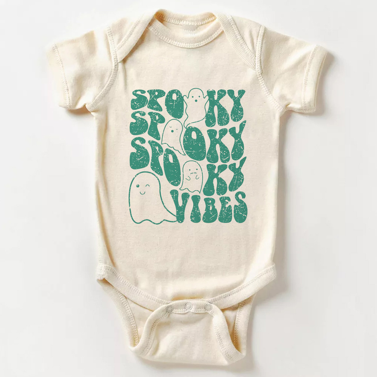 Spooky Vibes Retro Baby Bodysuit