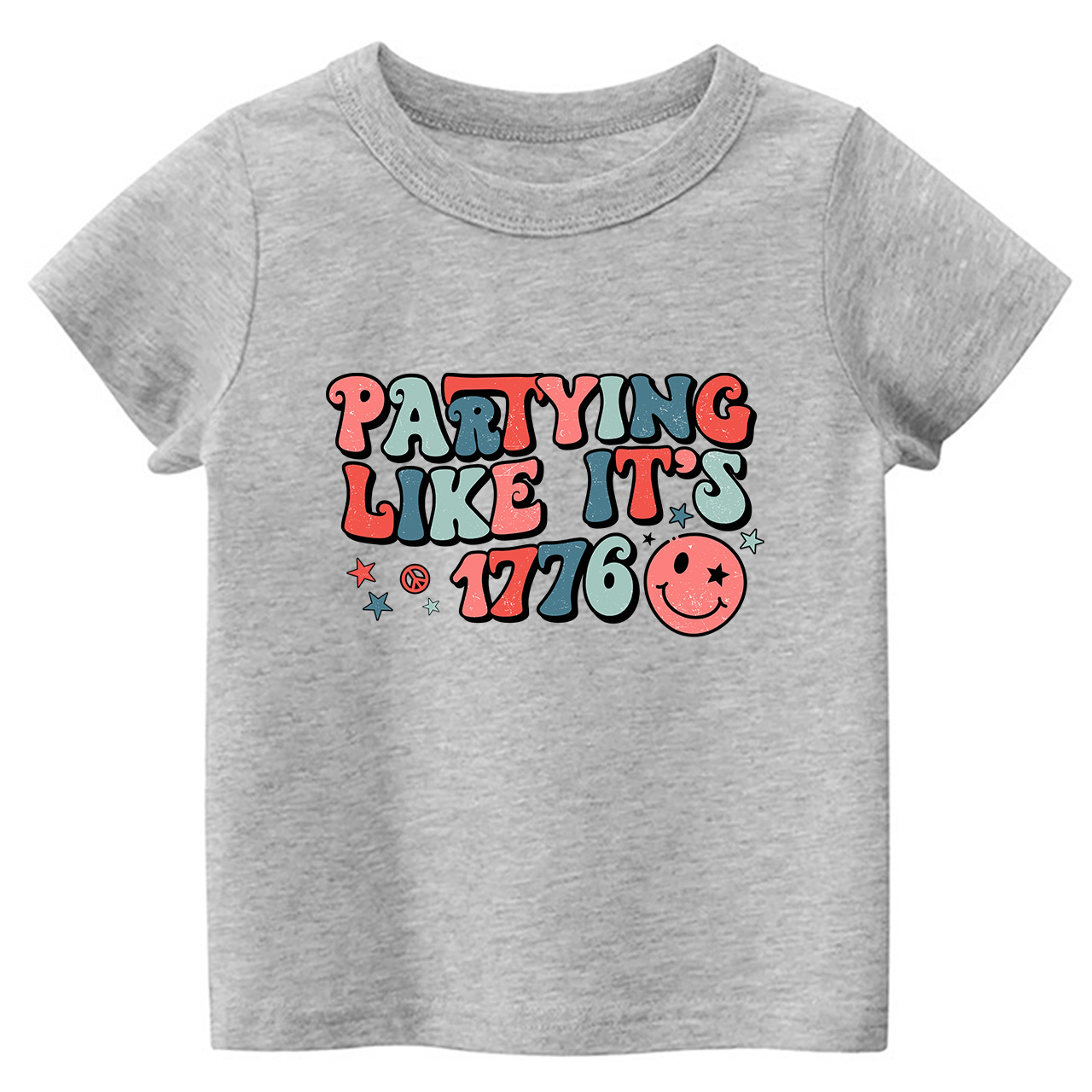 Partying Like It's 1776 Retro Toddler Tees