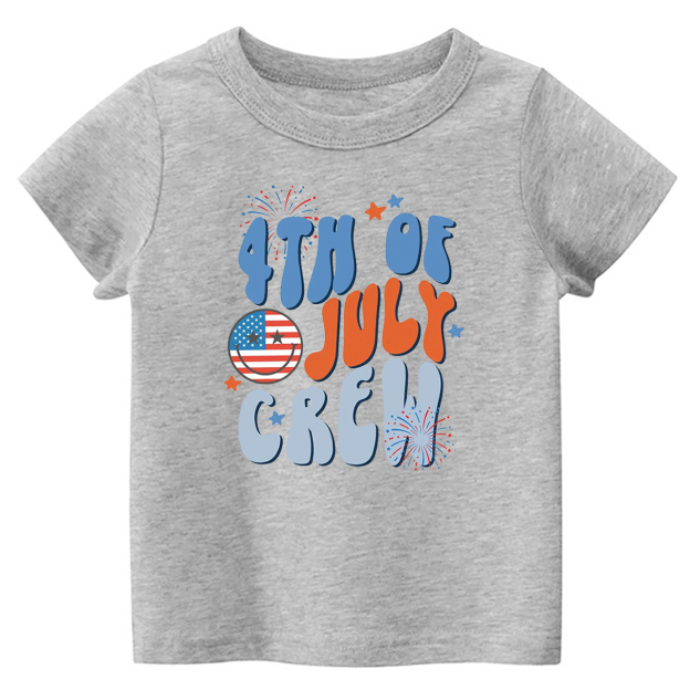 Groovy 4th of July Crew Toddler Tees