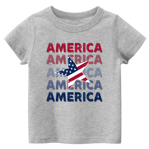 Retro 4th Of July America Shirts For Kids