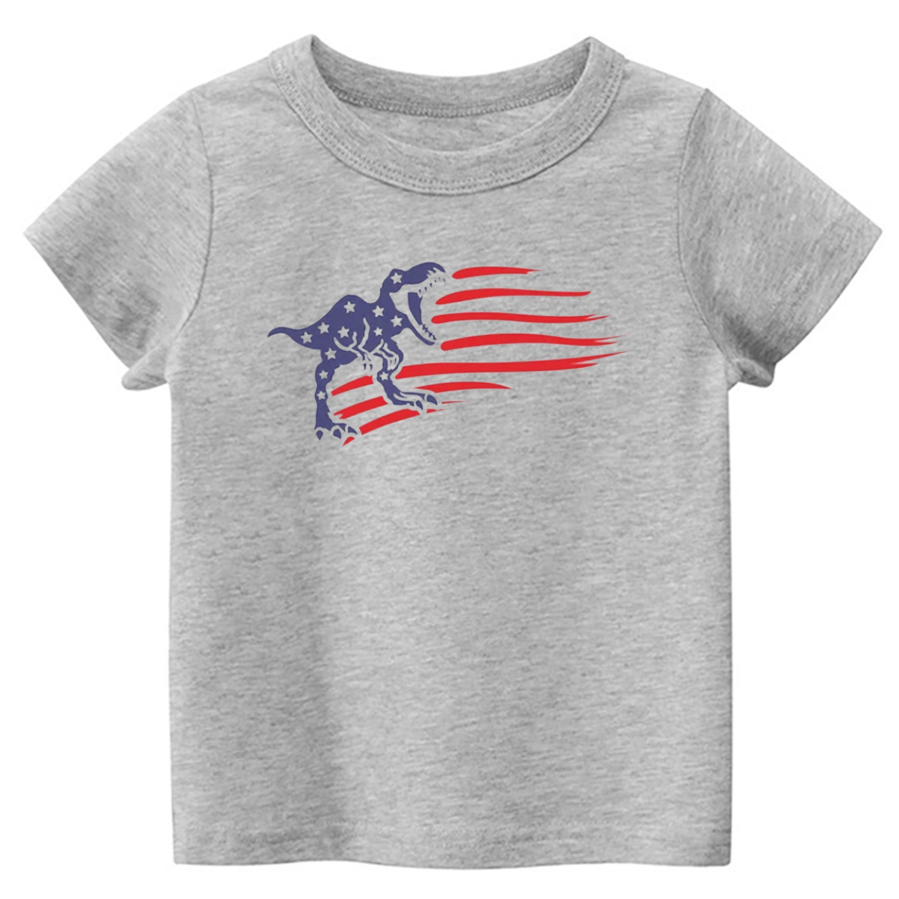Patriotic Dinosaur Toddler Tees