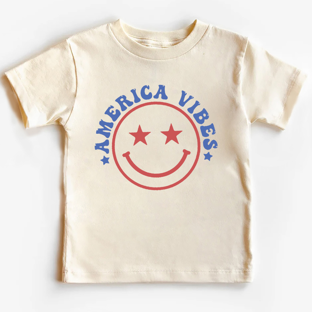 America Vibes 4th Of July Toddler Tees
