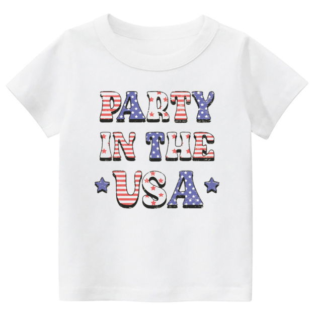Party In The USA Independence Day Toddler Shirt