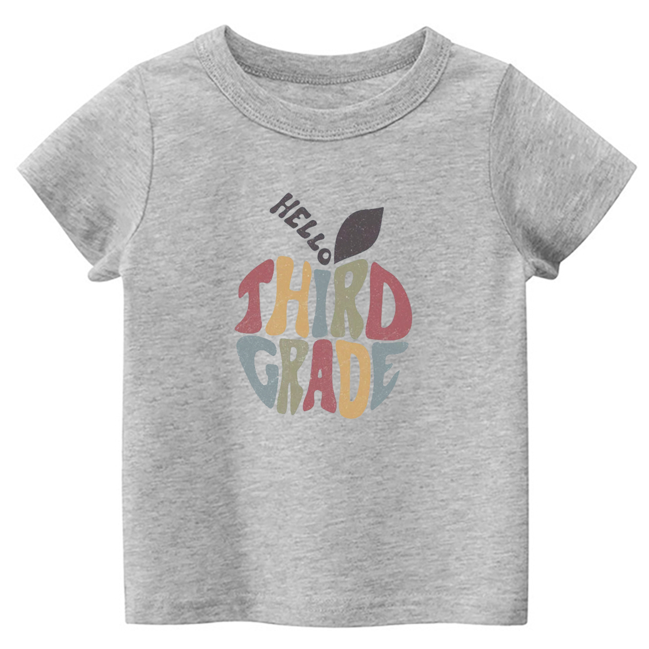Personalized Hello Third Grade Back To School Toddler Shirts