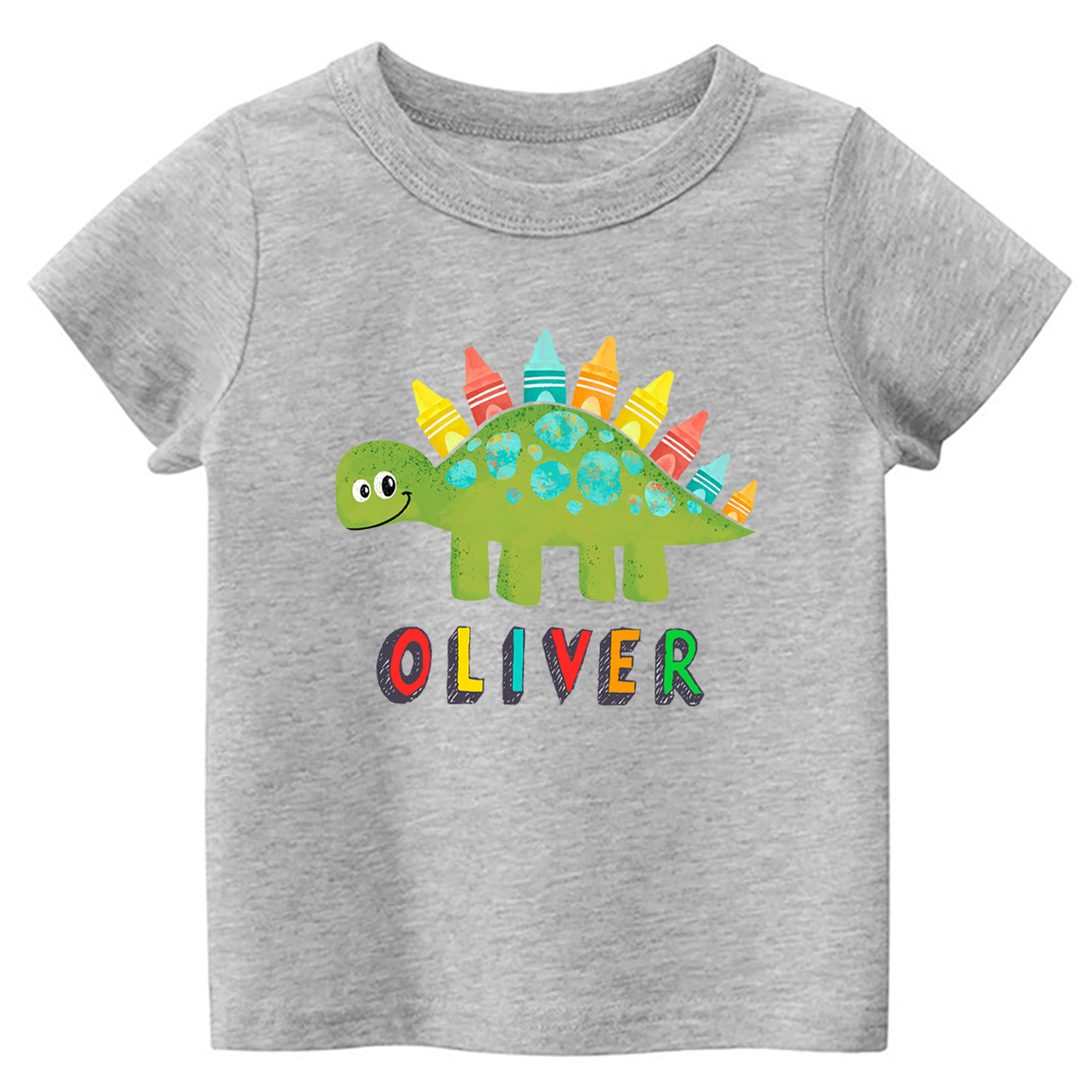 Personalized Stegosaur Back To School Toddler Shirts