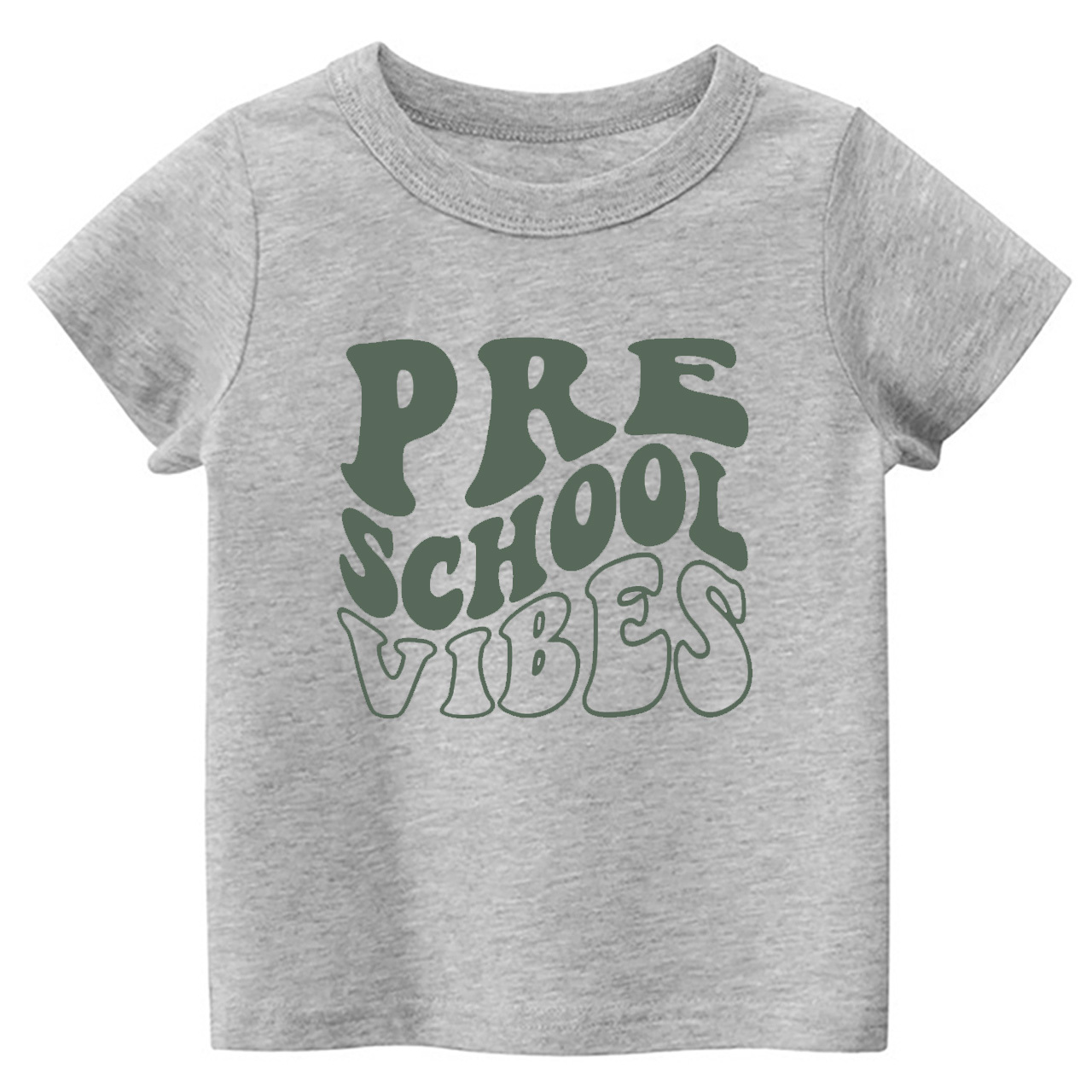 Back to School - Preschool Vibes Kids Shirts