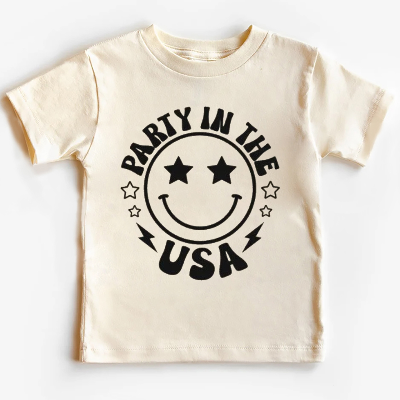 Party In The USA Smiley Face Toddler Shirt