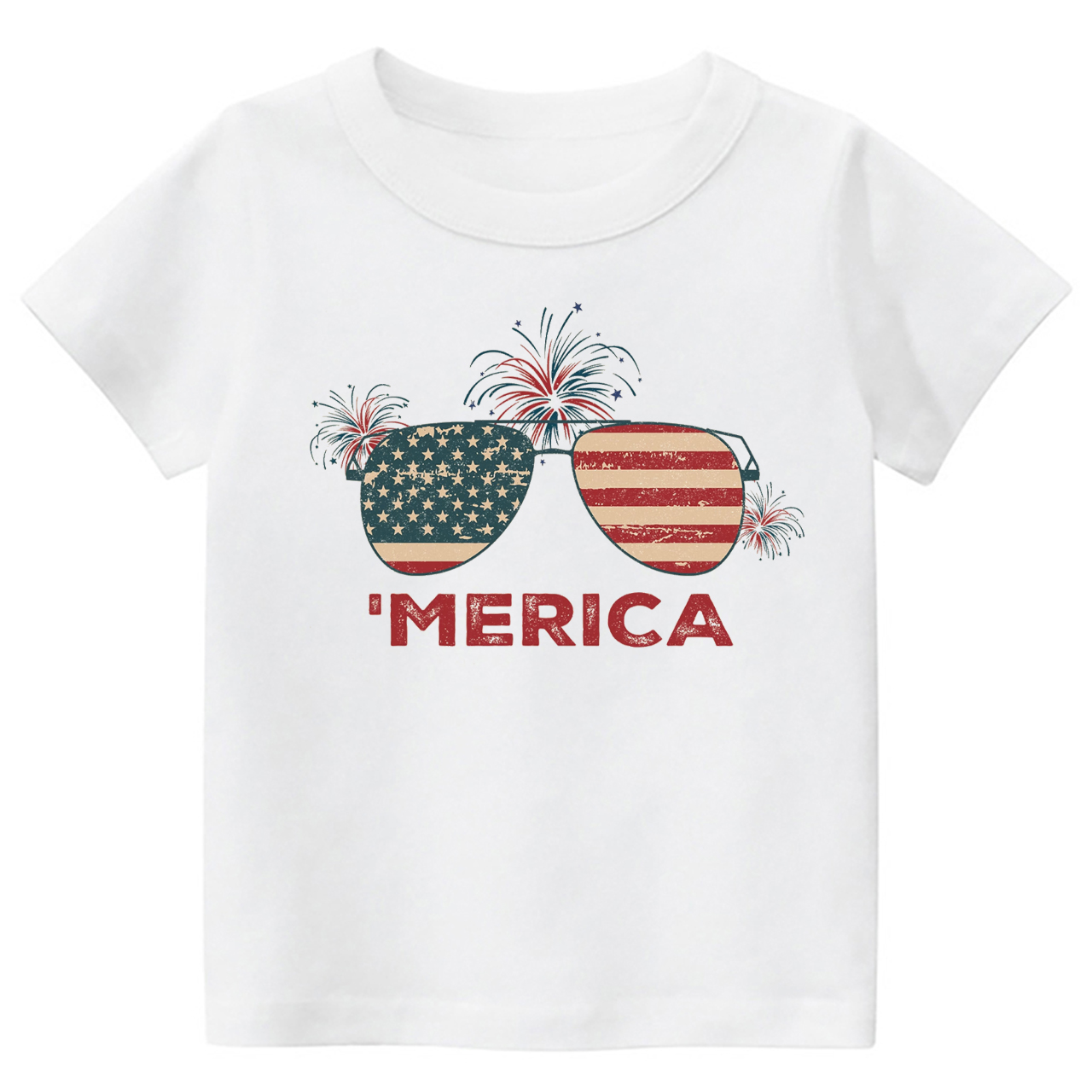 Fourth Of July 'Merica Toddler Shirt