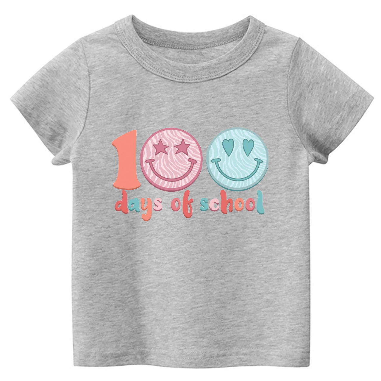 100 Days Of School Retro Kids Shirts
