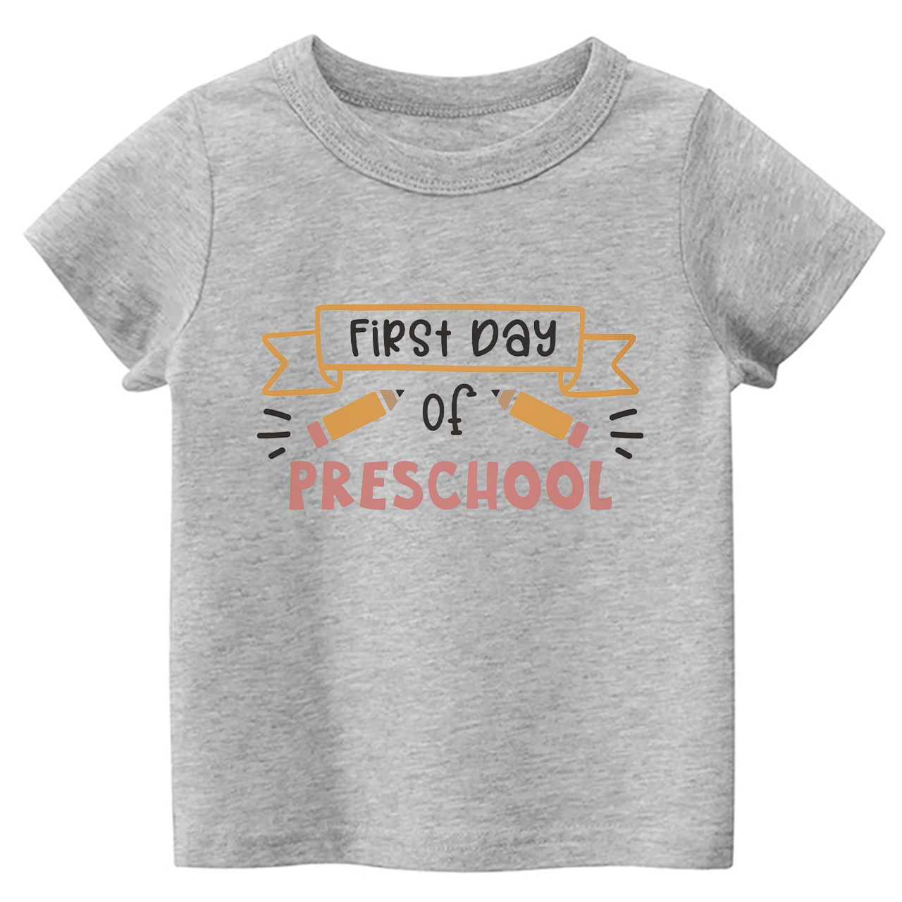 Personalized Hello Preschool Yellow Pens Kids Shirts