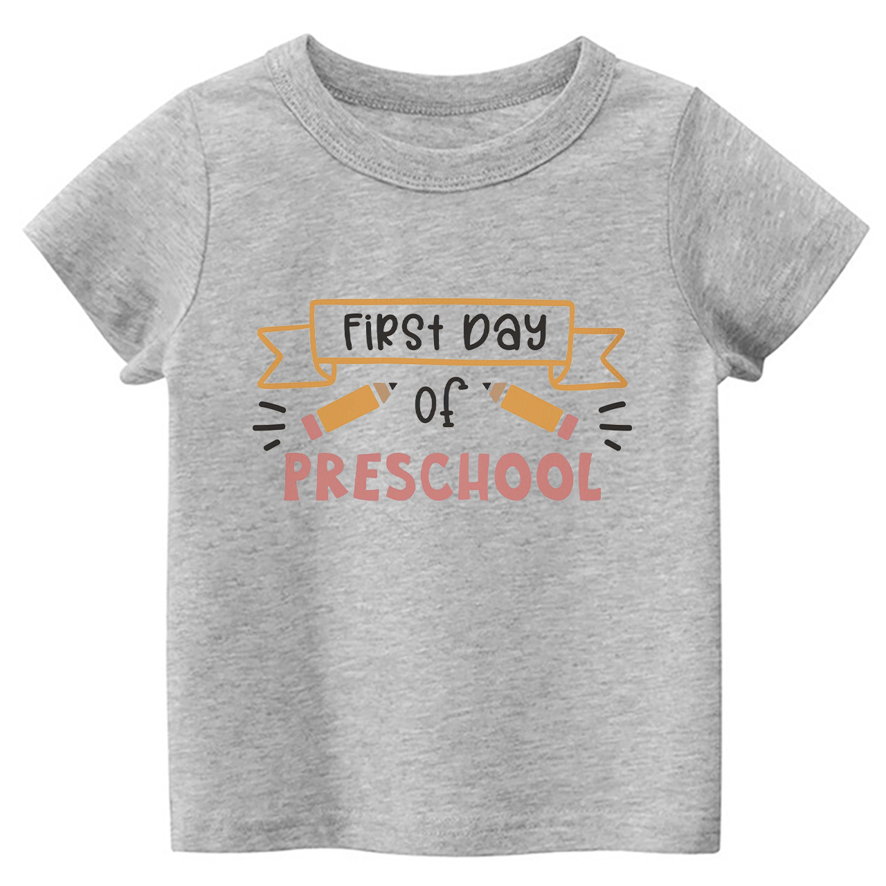 Personalized Hello Preschool Yellow Pens Kids Shirts