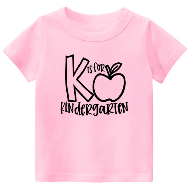 K Is For Kindergarten Student Tees