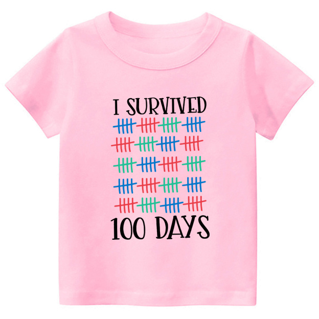 I Survived 100 Days Of School T-Shirt
