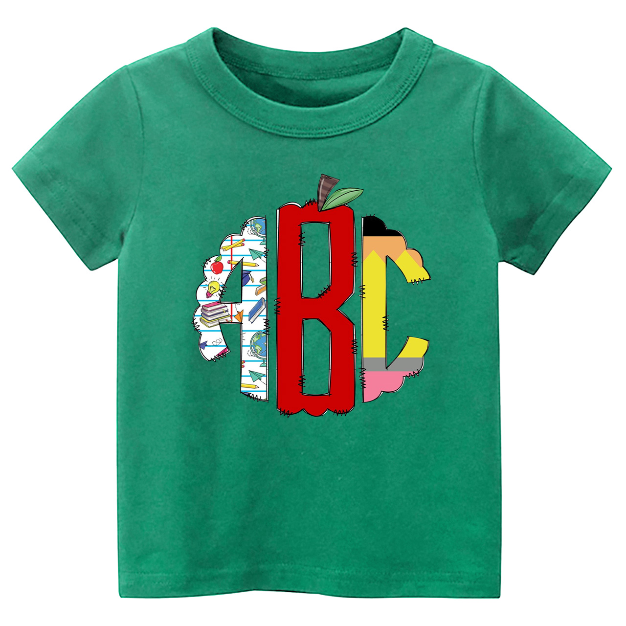 Toddler Back To School Print Shirt