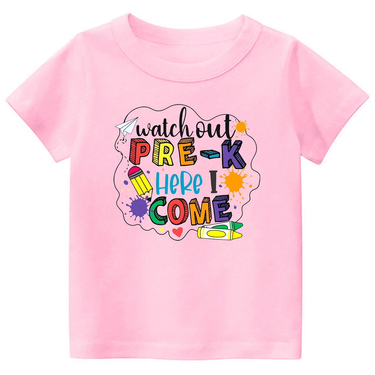 Pre K Shirt For Kids - Watch Out Pre K Here