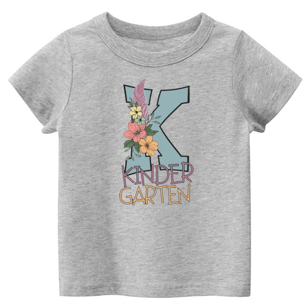 Natural Kindergarten Shirts For School Kids