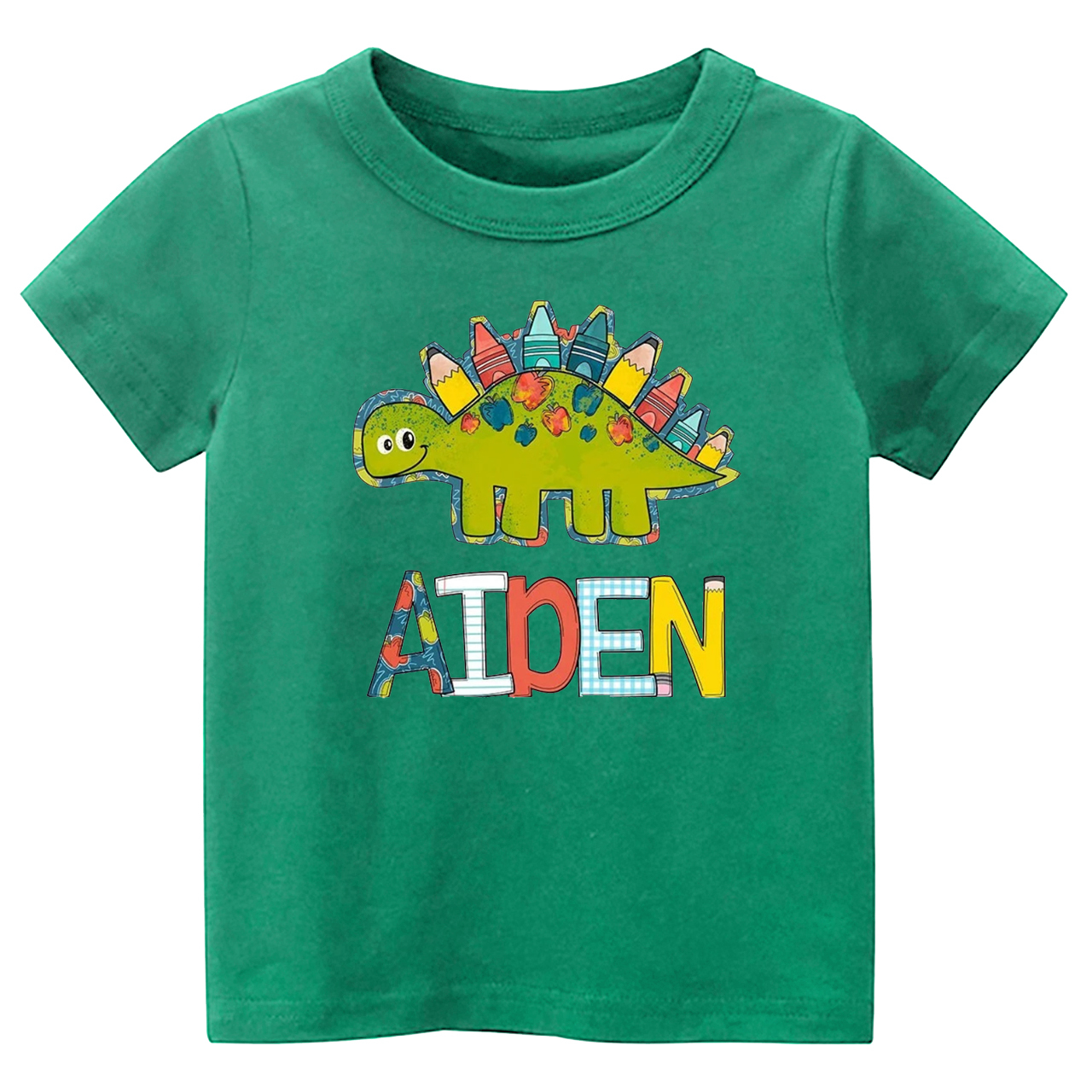 Personalized Back to School Dinosaur Kids Shirts