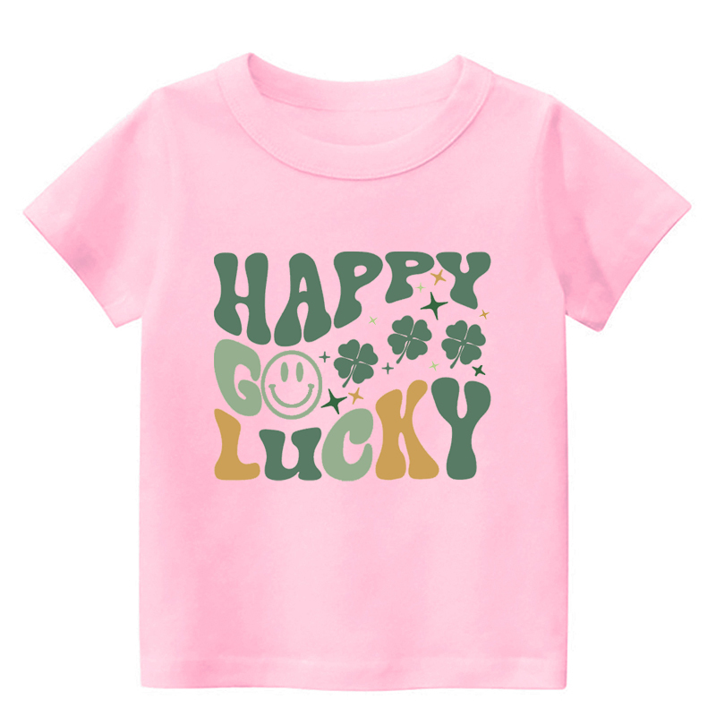 Happy Go Lucky Retro Toddler Shirt