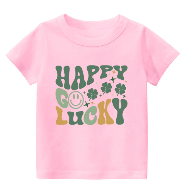 Happy Go Lucky Retro Toddler Shirt
