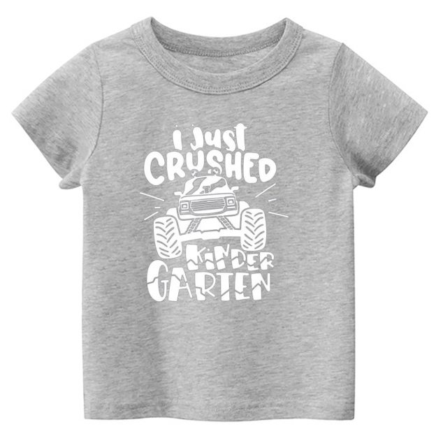 I Crushed Kindergarten Back To School Kids Shirts