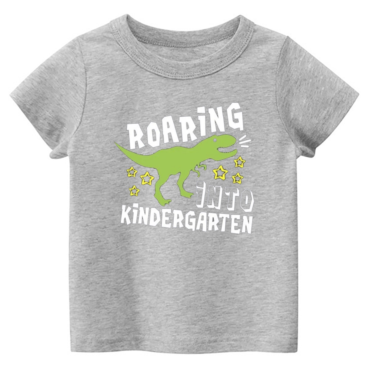 Roaring Into Kindergarten Back To School Kids Shirts